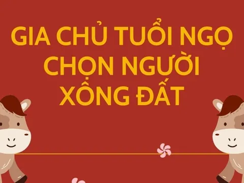 ​​​​​​​Xem tuổi xông đất năm 2023 cho gia chủ tuổi Ngọ: Giáp Ngọ 1954, Bính Ngọ 1966, Mậu Ngọ 1978, Canh Ngọ 1990, Nhâm Ngọ 2002