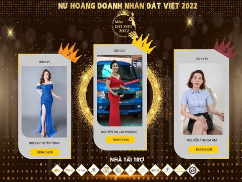 Trận tranh đua nảy lửa của No.3 và No.4 trong BXH “Nữ hoàng được yêu thích nhất 2022” ngày 24/03