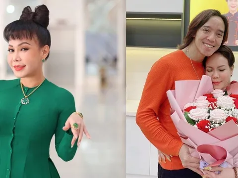 Đúng dịp Valentine, Việt Hương 'bóc phốt' thói quen 'hỏi ngớ ngẩn' của nhạc sĩ Hoài Phương