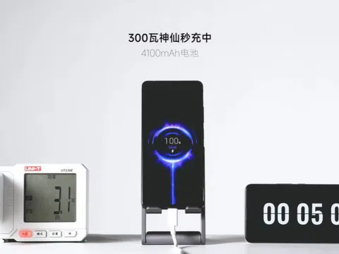 Redmi giới thiệu sạc nhanh 300W, hứa hẹn có thể sạc đầy pin chỉ trong 5 phút