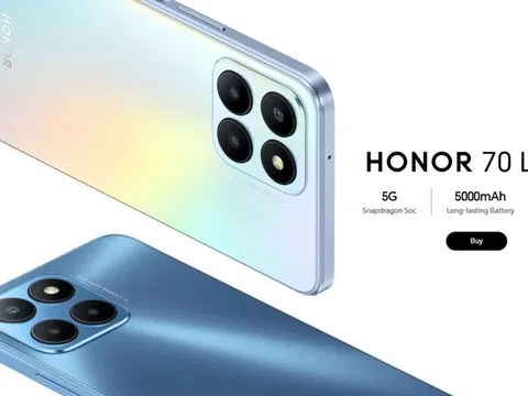 Honor 70 Lite ra mắt với chipset Snapdragon 480+ và camera 50MP