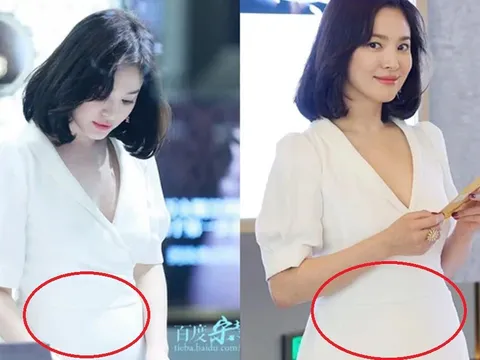 Ảnh chụp lén phơi bày thân hình thật của Song Hye Kyo, vòng 2 to bất thường: Chuyện gì thế này?