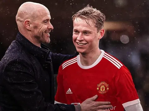 Ten Hag đích thân lên tiếng, rõ vụ MU tái chiêu mộ Frenkie de Jong