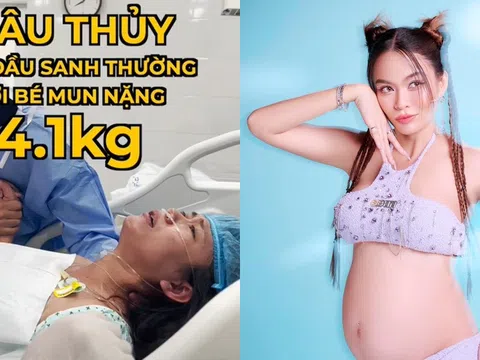 Con trai đầu lòng nặng hơn 4kg, Mâu Thủy vẫn 'cắn răng' để sinh thường: Lý do là gì?