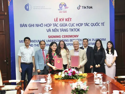 Cục Hợp tác quốc tế và nền tảng TikTok hợp tác quảng bá văn hoá, thể thao và du lịch