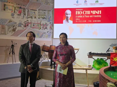 Khai mạc Triển lãm “Chủ tịch Hồ Chí Minh - Biểu tượng của hòa bình và hữu nghị” tại EXPO 2025 Osaka, Nhật Bản