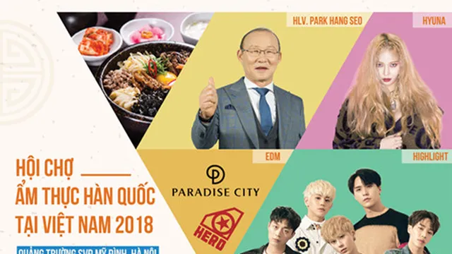 Lễ hội ẩm thực Hàn Quốc được mong chờ nhất năm 2018 khai mạc tại Hà Nội 