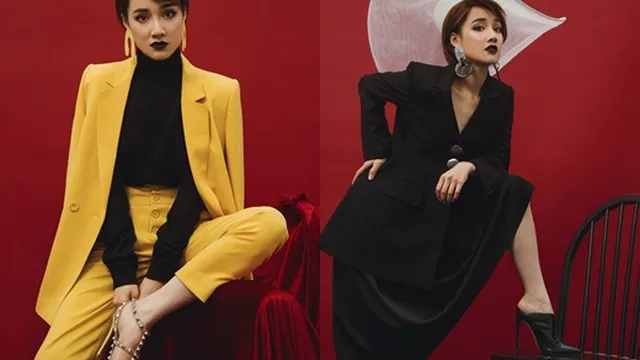 Nhã Phương tóc ngắn, môi thâm sang chảnh chẳng kém ai