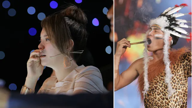 Lý Nhã Kỳ 'rùng mình' với màn ăn lửa, nuốt rắn của thí sinh “Ảo thuật siêu phàm”