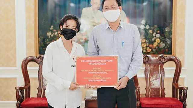 Vũ Cát Tường và cộng đồng fan hâm mộ gửi tặng 200 triệu đồng hỗ trợ chống dịch Covid-19 và hạn mặn miền Tây
