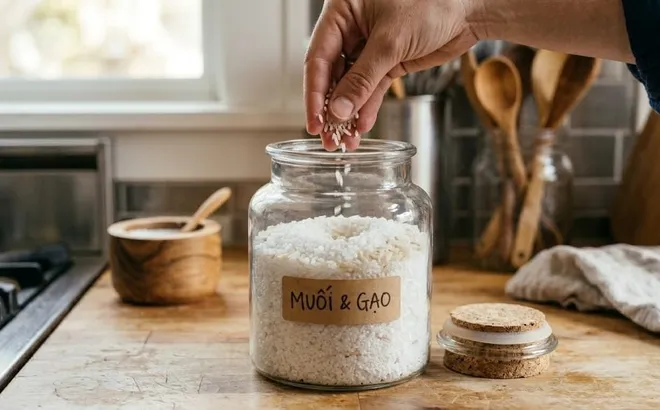 Cho một nhúm gạo vào lọ muối: Mẹo nhỏ giải quyết ngay nỗi bực mình của 99% người nội trợ