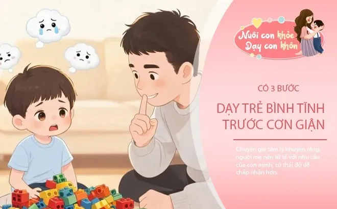 Trẻ thông minh thường khiến bố mẹ "đau đầu"? Có 3 bước giúp trẻ trút bỏ cơn giận, tăng đều IQ và EQ