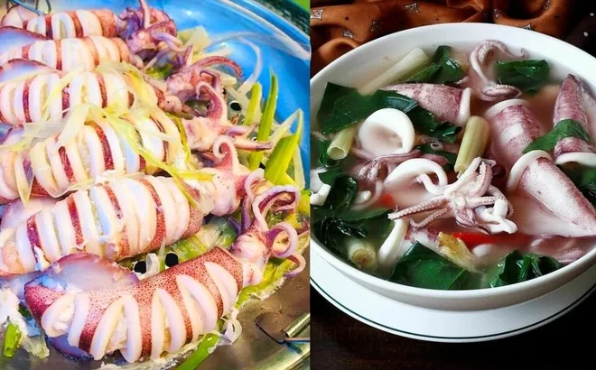 Chế biến mực tươi: Khi nào nên hấp? Khi nào nên luộc?