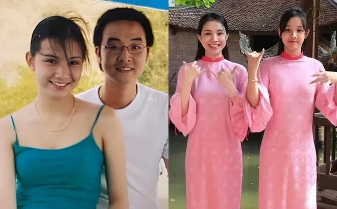 Hoa hậu Thùy Lâm đẹp không tuổi bên chồng Tiến sĩ sau gần 20 năm gắn bó: Hôn nhân viên mãn, có 2 con cao lớn