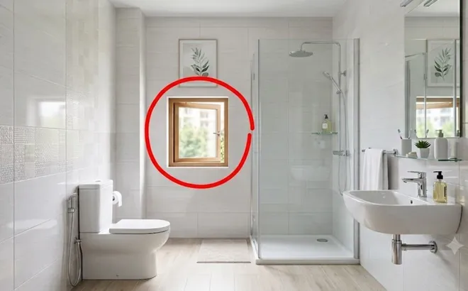 Có nên làm cửa sổ trong nhà vệ sinh?
