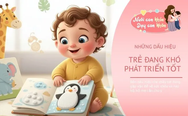 Bé xuất hiện 4 dấu hiệu này bố mẹ đừng trì hoãn, có thể là lời cảnh báo con đang chậm phát triễn trí tuệ