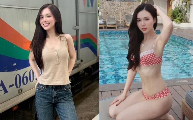 Nữ sinh hotgirl "xinh như ngọc" giờ là mỹ nhân VTV vạn người mê, chăm mặc bikini khoe body mướt mắt sau sinh con