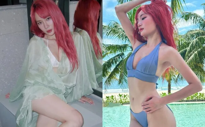 Chị họ của Khánh Thi - Phan Hiển chăm mặc bikini khoe đường cong cực phẩm, ở biệt thự 1000m2, sang Mỹ học Thạc sĩ