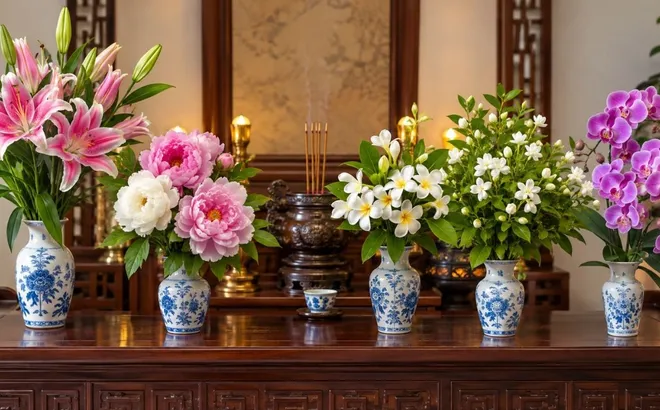 Có những loại hoa đẹp nhưng người xưa rất kiêng không dùng để cúng