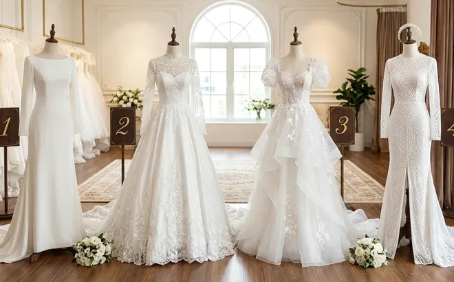 Chọn 1 chiếc váy cưới bạn thích nhất